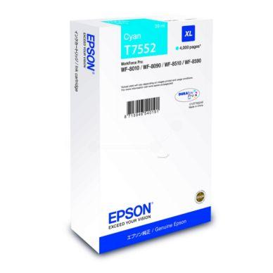 Epson WorkForce Pro WF-8090 DTW EPSON T7552 Blekkpatron cyan on Productcaster.