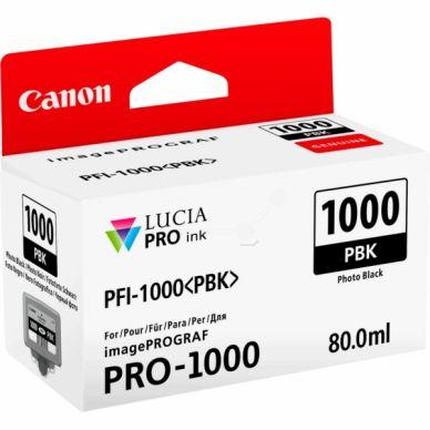 Canon imagePROGRAF Pro 1000 CANON PFI-1000 PBK Blekkpatron lys svart on Productcaster.