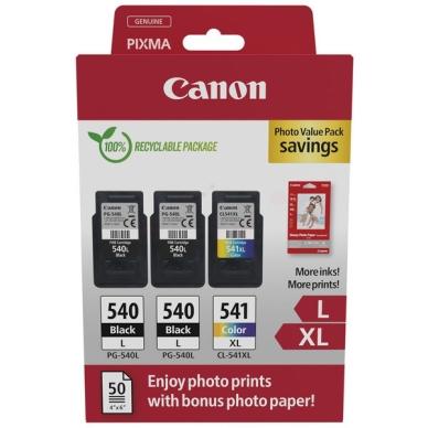 Canon Pixma MG 2140 Multipack 2x PG-540L + CL-541XL + 50 ark fotopapir on Productcaster.