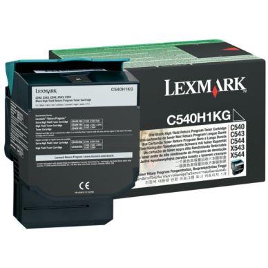 Lexmark C 544 Series Tonerkassett sort 2.500 sider, høy kapasitet, return on Productcaster.