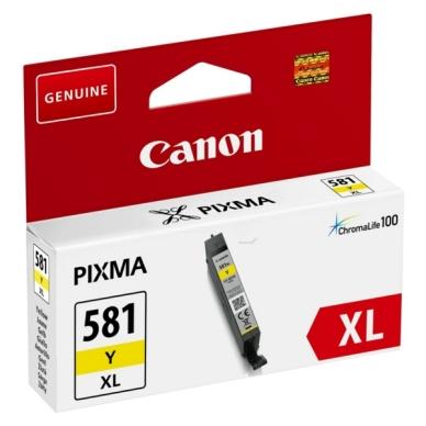 Canon Pixma TS 8200 Series CANON 581 Y XL Blekkpatron gul on Productcaster.