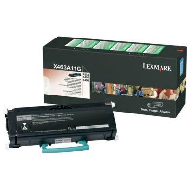 Lexmark X466 Tonerkassett sort 3.500 sider return on Productcaster.