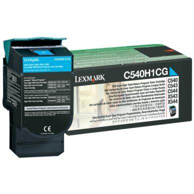 Lexmark C540n Tonerkassett cyan 2.000 sider, høy kapasitet return on Productcaster.