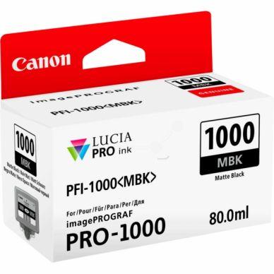 Canon imagePROGRAF Pro 1000 CANON PFI-1000 MBK Blekkpatron mattsvart on Productcaster.