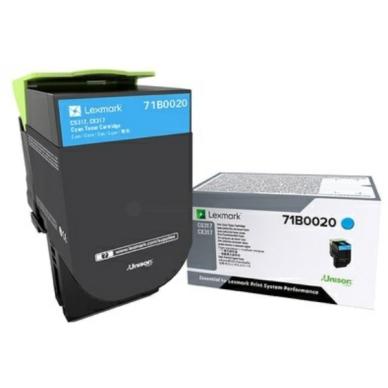 Lexmark CX417de Tonerkassett cyan, 2.300 sider on Productcaster.