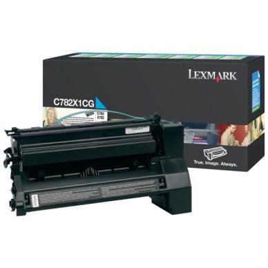 Lexmark C782n Tonerkassett cyan 15.000 sider on Productcaster.