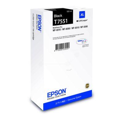 Epson WorkForce Pro WF-8590 D3TWF EPSON T7551 Blekkpatron svart on Productcaster.