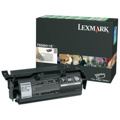 Lexmark Optra T 652 DN Tonerkassett sort 25.000 sider, høy kapasitet, return on Productcaster.