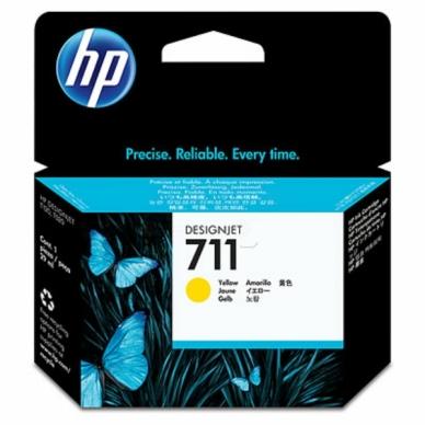 Hp DesignJet T 525 36 Inch HP 711 Blækpatron Multipack 3xGul on Productcaster.