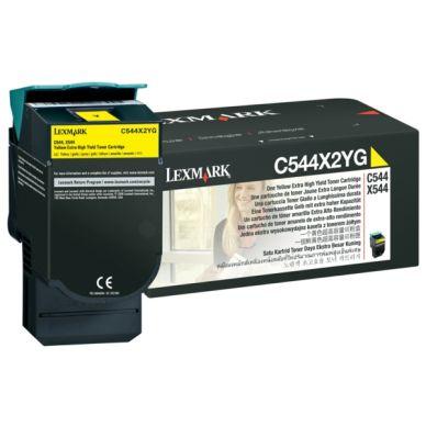 Lexmark Optra C 546 DTN Tonerkassett gul Extra High Yield 4.000 sider on Productcaster.