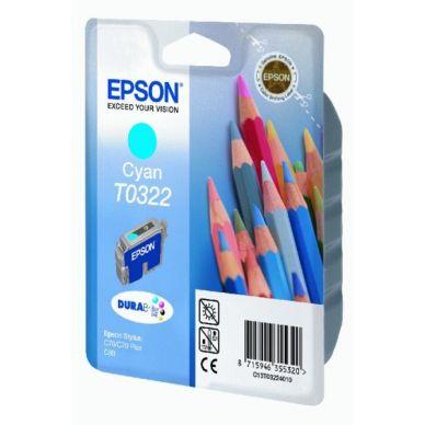 Epson Stylus C80WN EPSON T0322 Blekkpatron cyan on Productcaster.