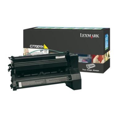 Lexmark C 772 Series Tonerkassett gul 10.000 sider, høy kapasitet return on Productcaster.