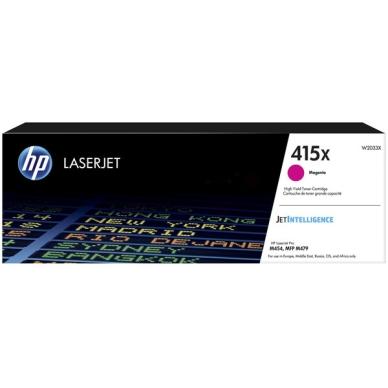 Hp Color LaserJet Enterprise M 455 dn HP 415X Tonerkassett Magenta on Productcaster.