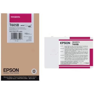 Epson Stylus Pro 4800 EPSON T605 Blekkpatron magenta on Productcaster.