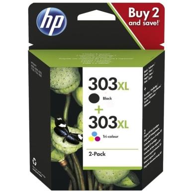 Hp Envy Inspire 7224 e HP 303 XL 3-farver & sort Blækpatron 2-pack on Productcaster.