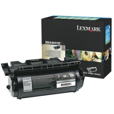 Lexmark X646 Tonerkassette sort 21.000 sider, høj kapacitet, return on Productcaster.