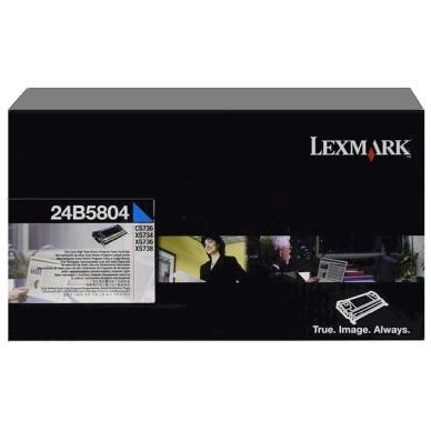 Lexmark XS 736 DE Tonerkassette cyan 10.000 sider on Productcaster.