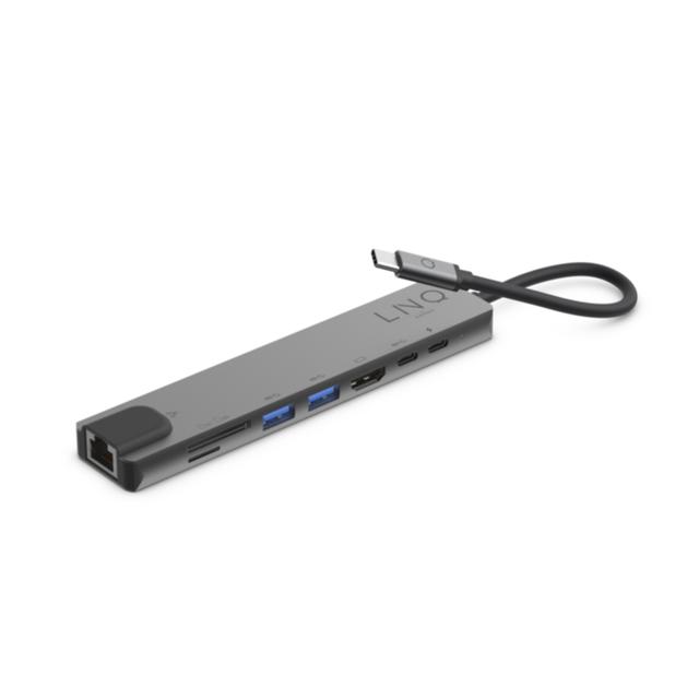 LINQ 8 in 1 PRO USB-C Multiport Hub on Productcaster.