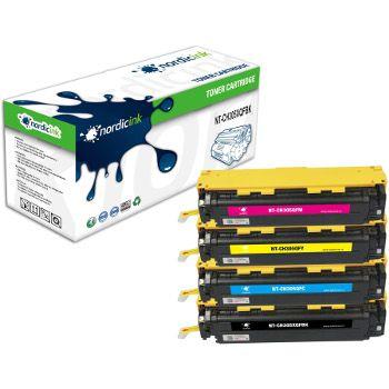 Hp LaserJet Pro 400 color M451dw Paket med 4 st kompatibla toners. BK/C/M/Y on Productcaster.