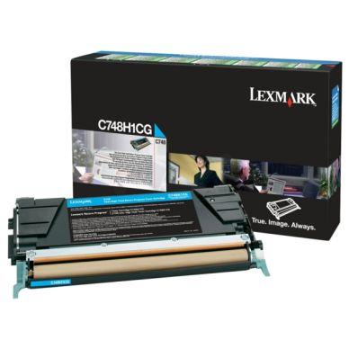 Lexmark C 748 E Tonerkassett cyan 10.000 sidor on Productcaster.