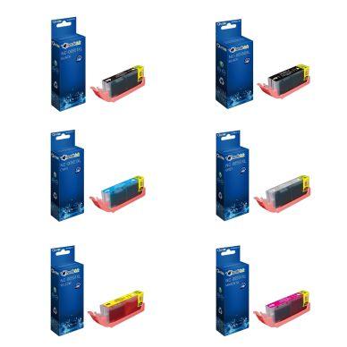 Canon PIXMA MG5650 Nordicink Multipack - 6 Blekkpatroner PBK/BK/GY/C/M/Y XL on Productcaster.