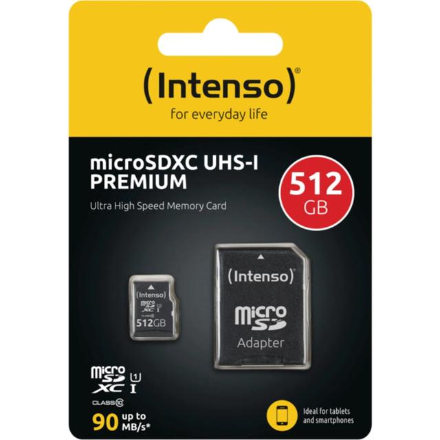 Intenso Micro SDXC 512GB UHS-I Premium on Productcaster.