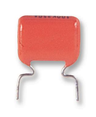 Vishay General Purpose Film Capacitor, Metallized PET, Radial Box - 2 Pin, 0.33 μF, ± 10%, 63 V, 100 V on Productcaster.