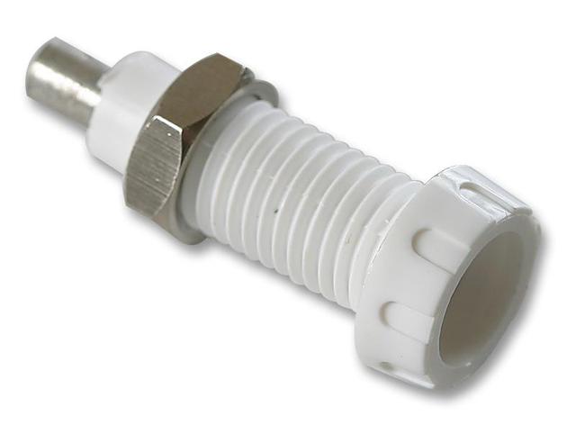 Deltron Enclosures Socket, 4mm, Panel, White (Multiples of: 5) on Productcaster.