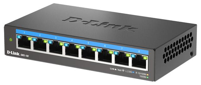 D-link 8 Port Multi-Gigabit Unmanaged Desktop Switch on Productcaster.