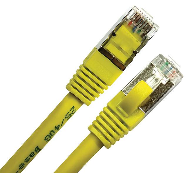 Pro Signal Cat8.1 LSOH SFTP Ethernet Patch Lead, 10m Yellow on Productcaster.