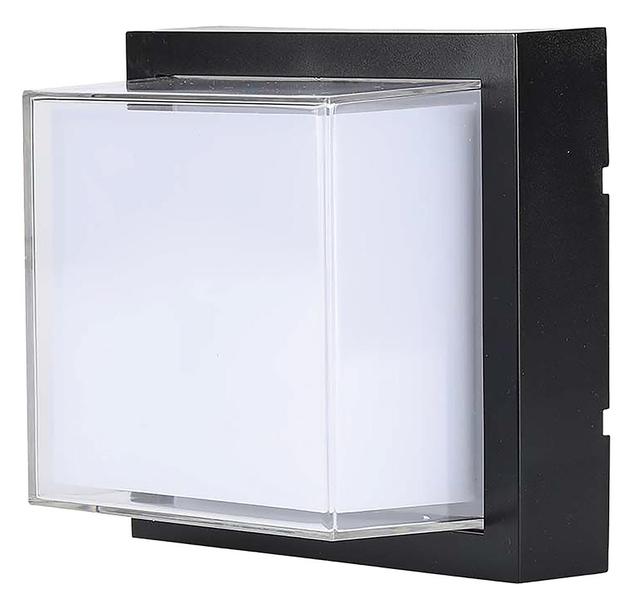 V-tac 12W LED Outdoor Wall Light, 3000K, 1200lm, Black on Productcaster.