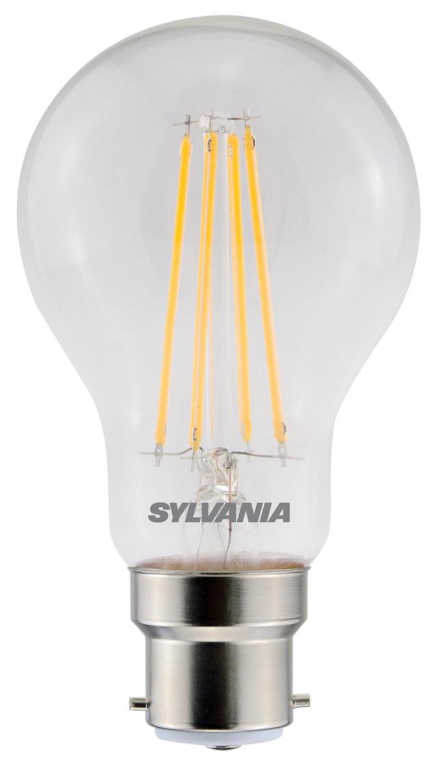 Sylvania 7W LED GLS Bulb, B22, 2700K, 806lm, Non-Dimmable on Productcaster.