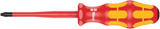 Wera PZ2 x 100mm Kraftform Slim VDE Insulated Pozidriv Screwdriver - 165 is on Productcaster.