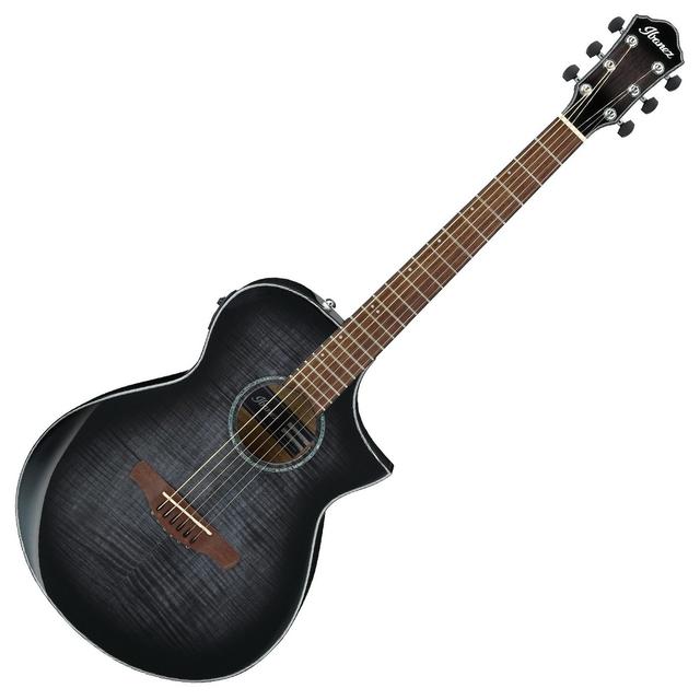 Ibanez AEWC400 Electro Acoustic, Trans Black Sunburst on Productcaster.