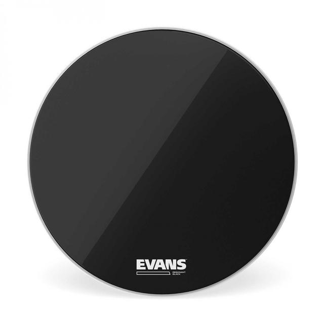 Evans Resonant Black Bass Drum Head, 20" on Productcaster.