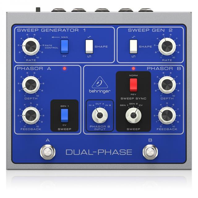 Behringer DUAL-PHASE Phase Shifter Pedal on Productcaster.