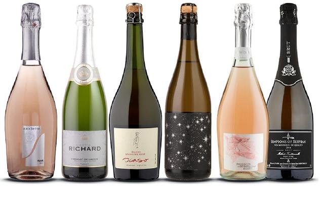 6 Bottle Sparkling Wine Case - Prosecco, Cava & Fizzy Rose on Productcaster.