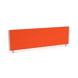 Impulse/Evolve Plus Bench Screen 1400 Tabasco Orange Silver Frame on Productcaster.