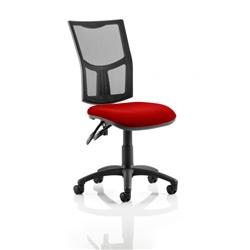 Eclipse II Lever Task Operator Chair Black Mesh Back With - KCUP1001 | Red on Productcaster.