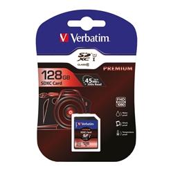 Verbatim SD Card Class 10 128GB - 44025 on Productcaster.