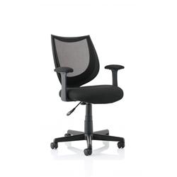 Influx Camden Black Mesh Chair - OP000238 on Productcaster.