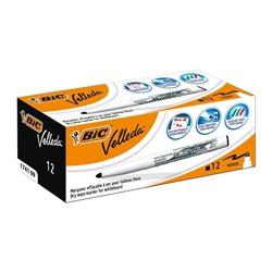 Bic Velleda 1741 Whiteboard Marker Black - 1199174109 Pack 12 on Productcaster.