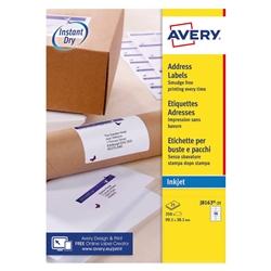 Avery Addressing Labels 14 Per Sheet White 350 Labels - J8163-25 | 99x38 on Productcaster.