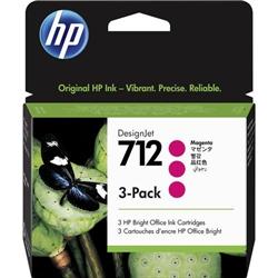 HP 712 3 Pack 29ml Magenta Ink 3ED78A on Productcaster.