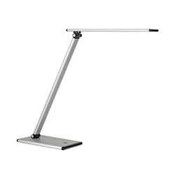 Unilux Terra LED Desk Lamp Dimmable with 4 Levels - 400087000 | Silver on Productcaster.