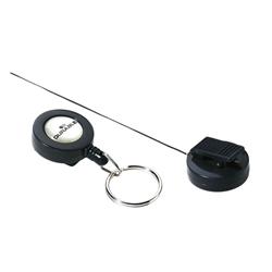 Durable Badge Reel Plastic with Key Ring Fastener and | Black | 800 on Productcaster.