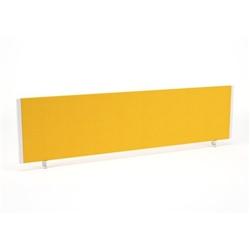 Impulse/Evolve Plus Bench Screen 1600 Bespoke Senna Yellow White Frame on Productcaster.