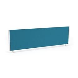 Impulse/Evolve Plus Bench Screen 1400 Bespoke Maringa Teal White Frame | Green on Productcaster.