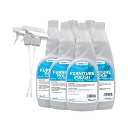 2Work Furniture Polish Trigger Spray 750ml Pack of 6 603 on Productcaster.