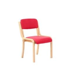 Madrid Visitor Chair Cherry Colour Without Arms on Productcaster.